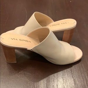 Via Spiga heeled mules size 7